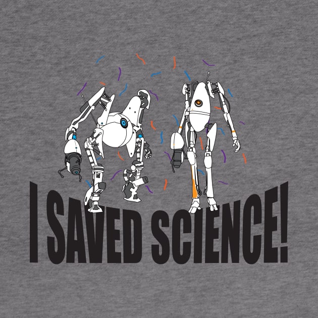 Portal 2 "I Saved Science" by LittleBearArt